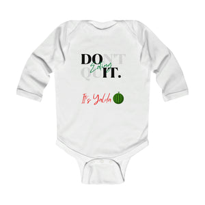 Infant Long Sleeve Bodysuit | It's Yalda Onesie