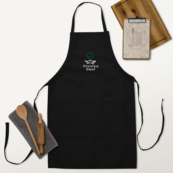 Embroidered Apron | Persian Chef Cooking