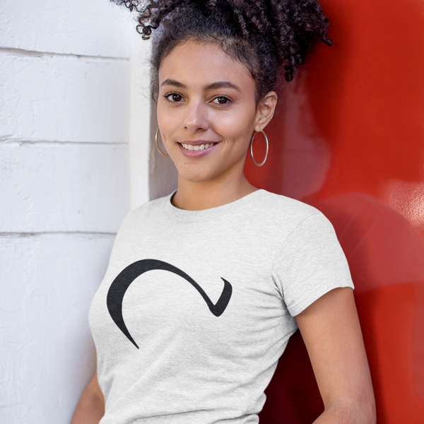 Women Jersey Short Sleeve Tee | Persian Alphabet "Hhe"