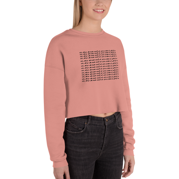 persian poetry clothing, persian women design, persian cropped sweatshirt, persian gift idea, inspirational persian fashion